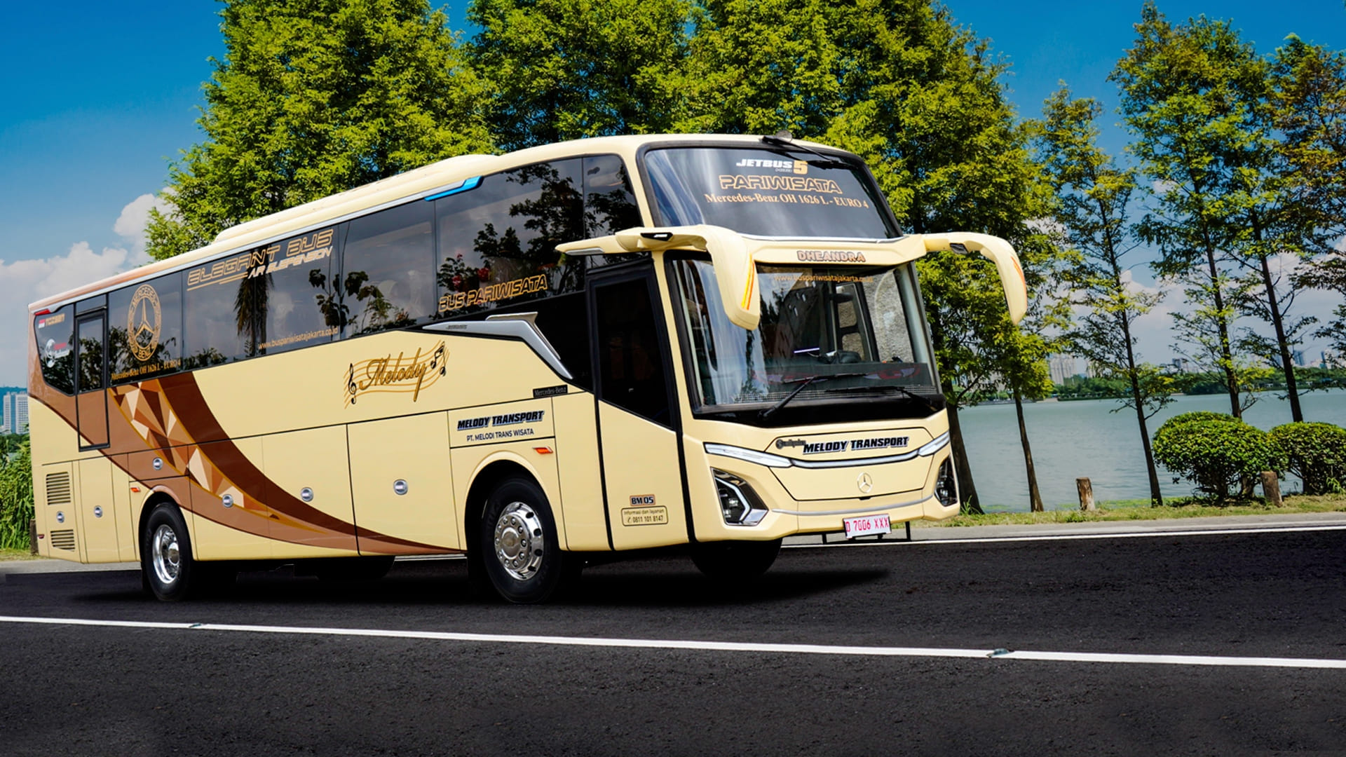 BIG BUS LUXURY - Jetbus 5 MHD - Kapasitas 30 Seats Legrest